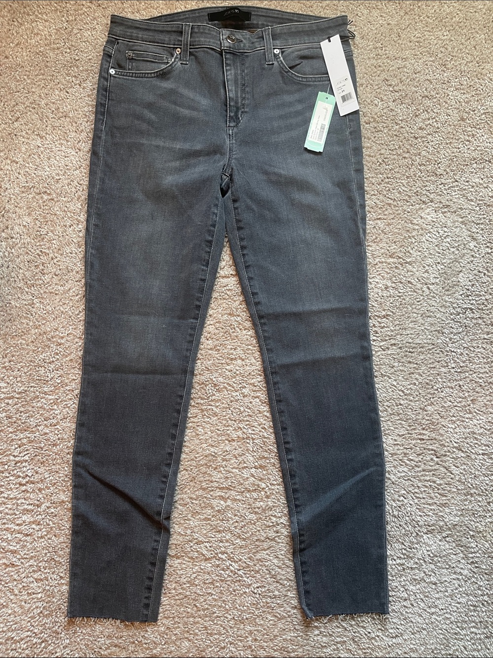 Joe's Jeans Dark Gray  Flawless Skinny Jeans